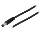 Cablu Alimentare DC 5,5/1,7 Negru 1,5m
