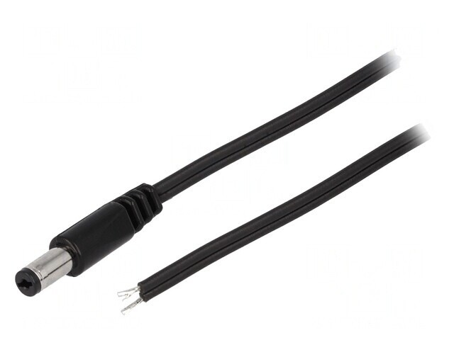 Cablu Alimentare DC 5,5/1,7 Negru 1,5m