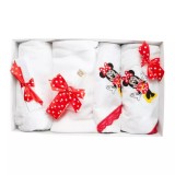 Cumpara ieftin Trusou Botez cu 7 piese - Minnie Mouse brodata - ALB - ROSU - TB82