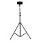 Trepied Foto Telescopic, Pentru Telefon/Camera Foto, Telecomanda Bluetooth, Rotire 360&deg;, H68-210cm, Husa, Aluminiu, OBRALIX&reg;