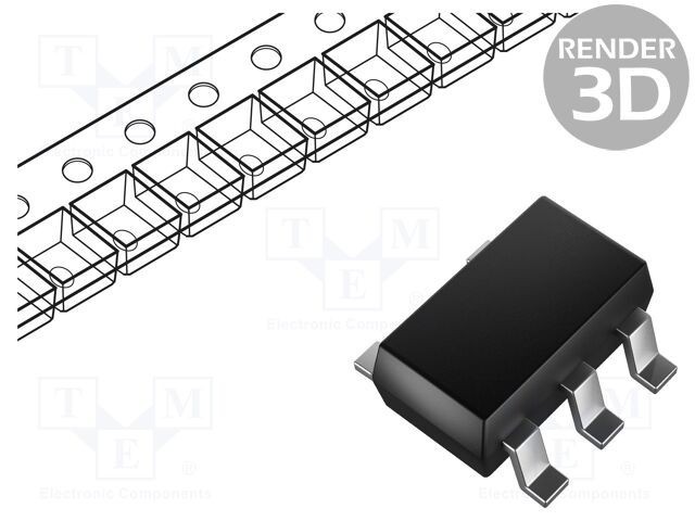 Amplificator operațional TEXAS INSTRUMENTS 350kHz 2,3&divide;5,5V SOT23-5 Ch: 1