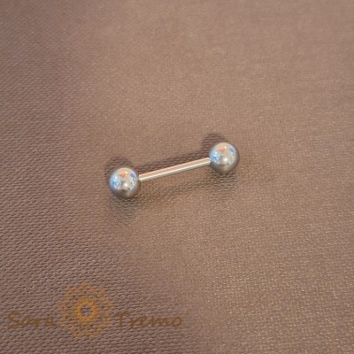 Piercing corporal titan cu bile extra-mari foto