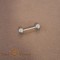 Piercing corporal titan cu bile extra-mari