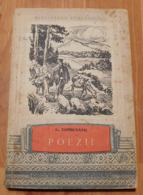 Poezii de George Topirceanu Editura Tineretului 1957 foto