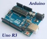 Arduino UNO R3 cu ATMega16U2 si cablu USB