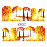 Cumpara ieftin Tatuaj Unghii LUXORISE Fall Sunset, BN-505, LUXORISE Nail Art