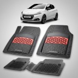 Cumpara ieftin Covorase Auto Tip Tavita Compatibile Peugeot 208 (3 usi,2015-2019) Red