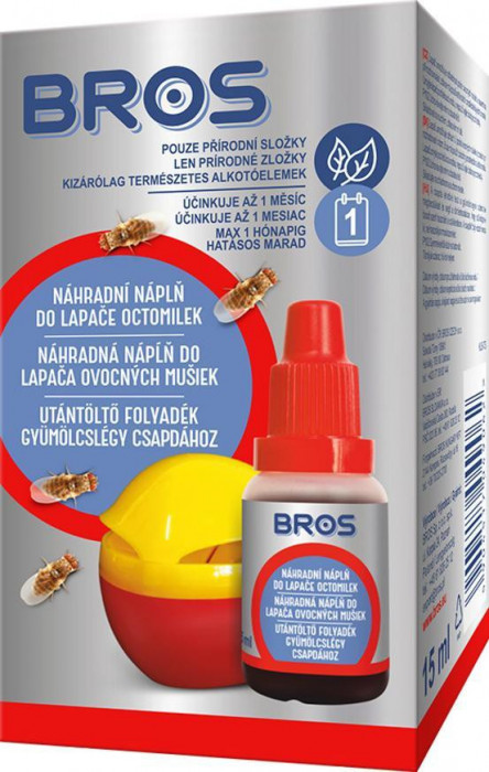 Cartuș de rezervă Bros, pentru capcana pentru muște de fructe, 15 ml