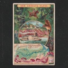 Reclama Litografie &ldquo;Der Grosste Fluss&rdquo; 1900