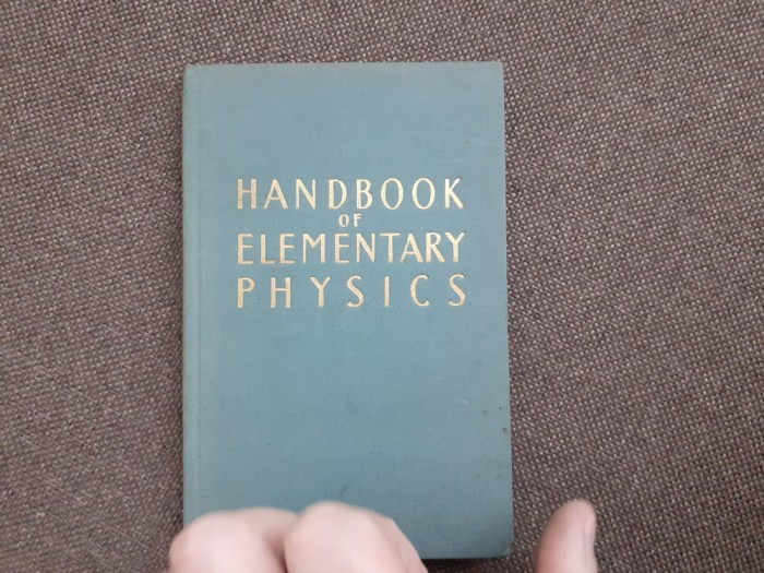 Handbook of elementary physics N.I. Koshkin, M.G. Shirkevich