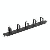 Cumpara ieftin Organizator metalic cabluri, 1U, 5 inele - ASYTECH Networking ASY-CM-1U5RM