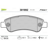 Valeo set placute frana, frana disc First