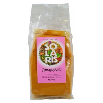 Condiment Turmeric Macinat Solaris 140gr foto