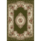 Covor Model Lotos 571-310, Marime 50 x 80 cm, Verde, Inaltime Fir 8 mm, Antialergic, Polipropilena, Living, Dormitor, Sufragerie, Birou