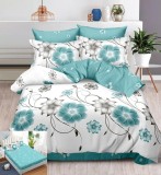 Lenjerie Pat Lulu Sx120, Bumbac, 6 Piese, Cu Elastic, Albastru, Imprimeu