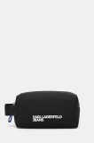 Karl Lagerfeld Jeans portfard culoarea negru, A3M32075