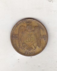 bnk mnd Romania 20 lei 1930 - Carol II - fals de epoca