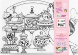Plansa - Patiserie + Set instrumente de colorat | Funny Mat