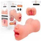 Masturbator Intense Deep Touch Riley Double Mouth Vagina - 19 cm