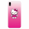 Husa silicon pentru Apple Iphone XR, Cute Pink Catty