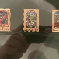 australia - serie timbre pictura religie craciun nestampilata MNH