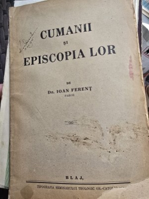 Ioan Ferent - Cumanii si Episcopia Lor foto