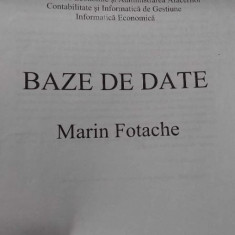 Baze de date - curs de Marin Fotache (2007)