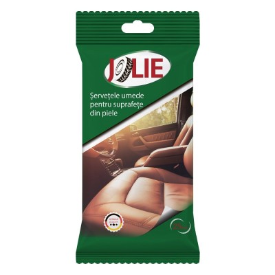 Servetele umede auto pentru suprafete din piele Jolie, 25 buc foto