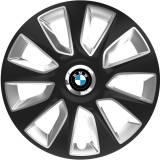 Set 4 Capace Roti 17 inchi (R17) Stratos Negru-Gri, Compatibile Cu BMW