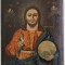 Icoana veche Isus Pantocrator, documentatie, sec. 18, 34,1x28,8cm