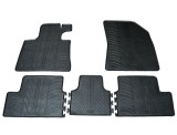 Set covorase auto din cauciuc Citroen C4 Picasso (Spacetourer) 2013-2018, Negru, Gledring, 5 buc.