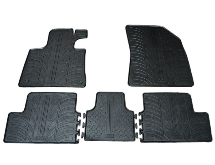Set covorase auto din cauciuc Citroen C4 Picasso (Spacetourer) 2013-2018, Negru, Gledring, 5 buc. AutoDrive ProParts