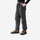 Pantalon Iarnă Călduros Hidrofob Drumeție SH100 X-WARM Gri Băieți 7-15 ani, Quechua