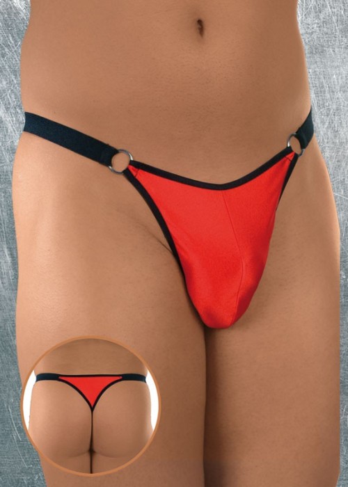 Bikini Tanga barbati - Rosu - S/L