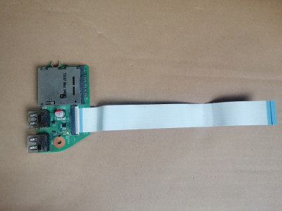 PLACA Port USB usburi card Toshiba Satellite L650 L650D L655 L655D 6050a2335001 foto