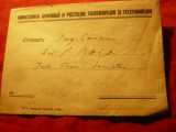 Plic Antet Directiunea Gen. a Postelor , Telegrafelor si Telefoanelor cca.1947