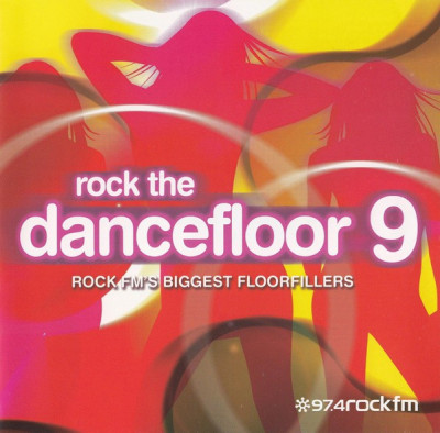 Set 2 CD Various &amp;lrm;&amp;ndash; Rock The Dancefloor 9 ,muzica electronica, original foto