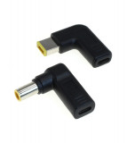 Set 2 adaptoare de incarcare USB-C PD pentru laptop OTB compatibil cu IBM / LENOVO - 20V (11x4.5mm / 7.9x5.5mm)