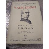 E. V. ALECSANDRI PROZA EDT. CUGETAREA