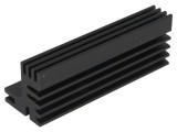 Radiator Extrudat TO220 Negru 84mm x 30mm x 28mm 6K/W