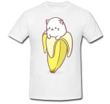 Cumpara ieftin Tricou &quot; Pisica alba in banana &quot;