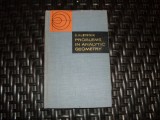 Problems In Analytic Geometry - D. Kletenik (MIR, 1969, Engleza) Geometrie Analitica