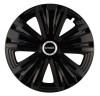 Set 4 capace roti Glory negru R14 pentru gama auto Smart, Autohelix MSA