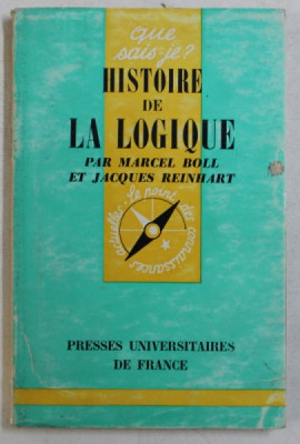 HISTOIRE DE LA LOGIQUE par MARCEL BOLL et JACQUES REINHART , 1965 foto