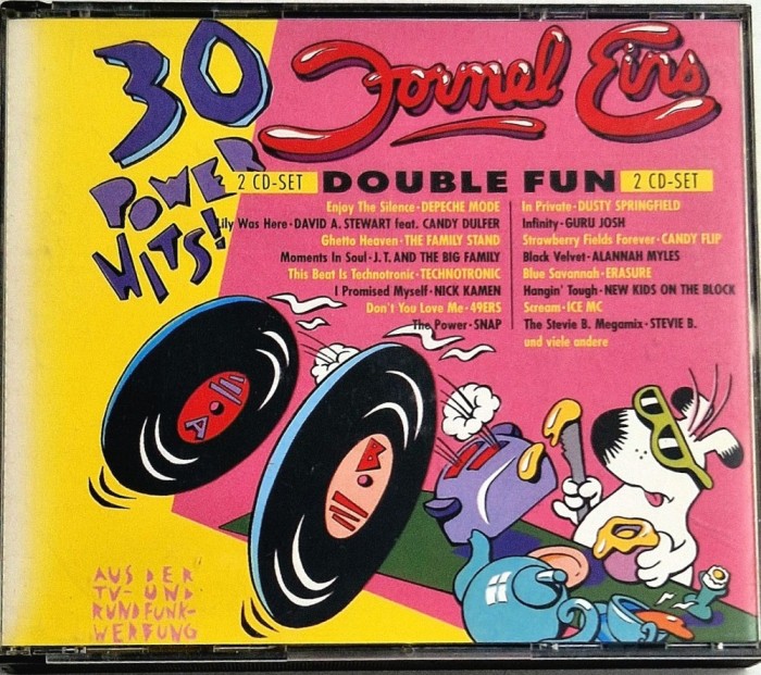 Various &lrm;&ndash; Formel Eins - Double Fun _ dublu cd VG+ / VG+ disco synth pop _ EMI, Germania, 1990
