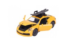 Majorette macheta Porsche 911 Carrera S galben 4/6, 1:64 foto