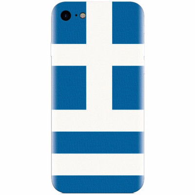 Husa silicon pentru Apple Iphone 6 Plus, Greece Flag foto