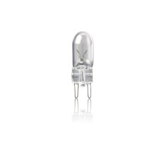 Bec auto T10 12V 5W alb Vecta, set 2 bucati, soclu W2.1x9.5d