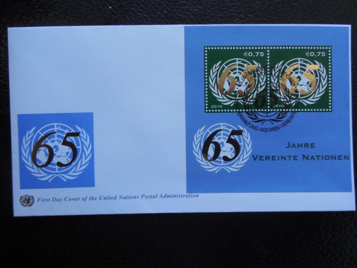 ONU VIENA-65 ANI ONU- FDC