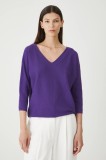 Medicine pulover culoarea violet, light